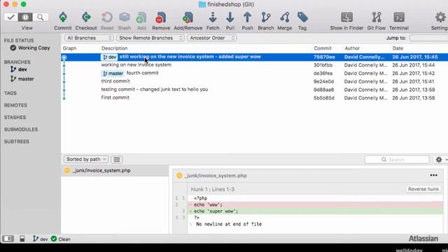 A super fast crash course in Git, SourceTree, BitBucket and Github : Part 2 смотреть онлайн