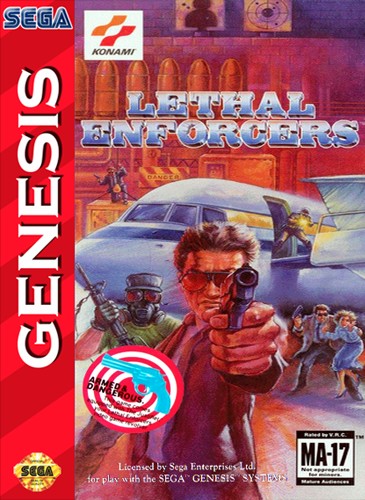 Sega Mega Drive 2 (Smd) 16-bit Lethal Enforcers 1 Полное Прохождение