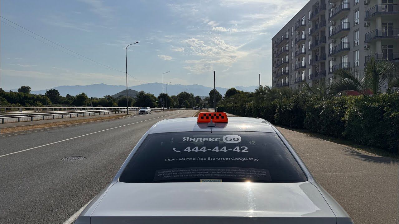 Работа Такси Яндекс на Audia4 правый руль