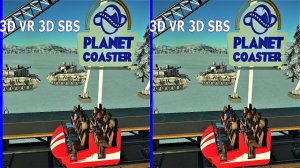 Roller Coaster 4 Американские горки видео для VR  очков 3D SBS VR box