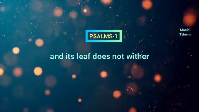 The Book of Psalms | Psalm-1 | Audio Bible(English)!! by Baber Shahzad смотреть онлайн