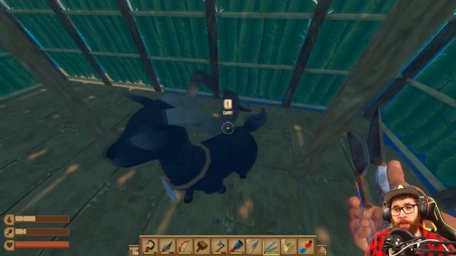 How to get the Net Launcher and Tame Animals in Raft!! смотреть онлайн