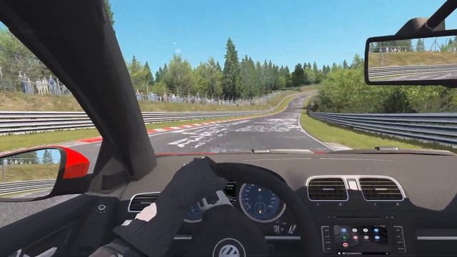Volkswagen MK 6 GTI at the Nurburgring (Assetto Corsa) смотреть онлайн