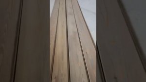 покрываем доску из лиственницы маслом Biofa 8500