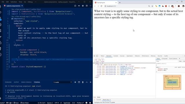 :host-context and the ::ng-deep selector смотреть онлайн