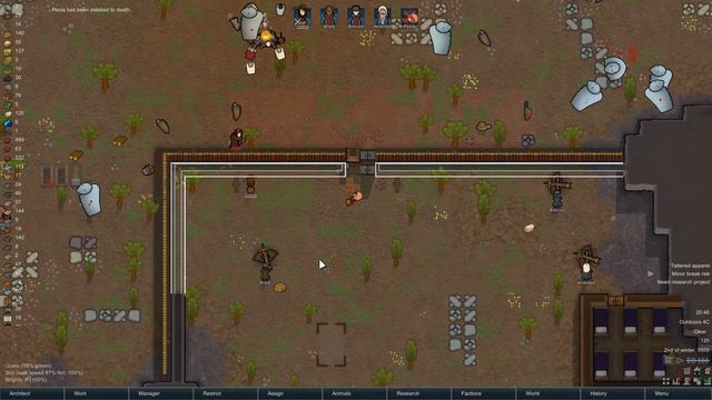 Rimworld alpha 15 modpack - EP #8 - Raider attack gone wrong - Rimworld Medieval mod смотреть онлайн