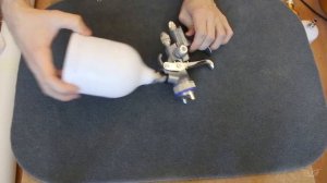 Как правильно установить фильтр в бачок краскопульта