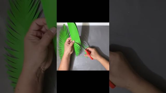 DIY Small or Dwarf paper palm tree Leaves @marytampon1230. смотреть онлайн