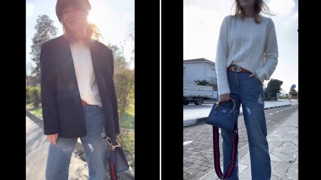 Outfit of the day with my favourite jeans #jeans смотреть онлайн