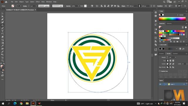 Adobe Illustrator Logo Design Tutorial of EF Professional logo смотреть онлайн