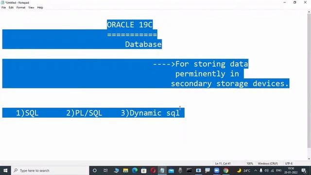 ORACLE 19c tutorials by Mr. Murali Sir смотреть онлайн
