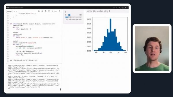 Data visualization and plotting with Shiny for Python || Carson Sievert || RStudio