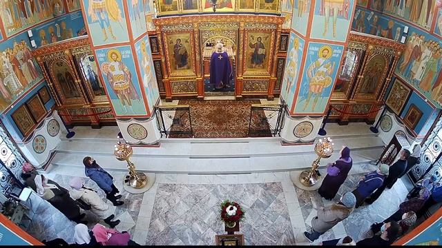 26.03.22. Всенощное бдение. Трансляция из храма Державной иконы Божией Матери смотреть онлайн