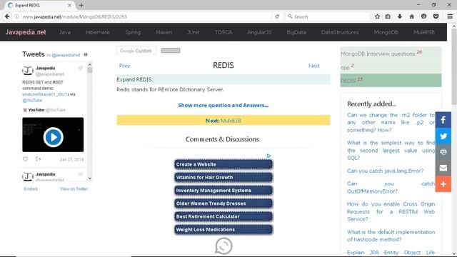 Expand REDIS.
| javapedia.net смотреть онлайн