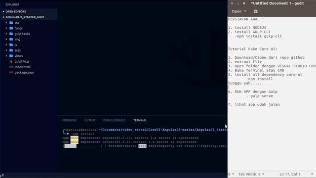 Tutorial Runing CORE UI смотреть онлайн