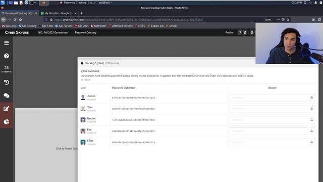 Cyber Skyline Live: Making Custom Wordlists for Password Cracking - Sept 29, 2022 смотреть онлайн