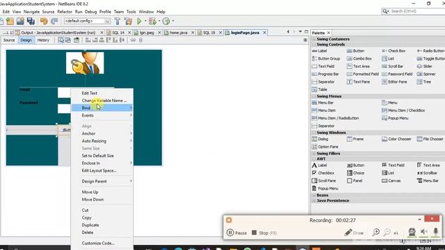 Student Management System Java part 2 смотреть онлайн