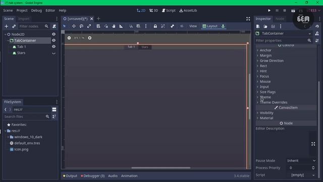 Creating a Custom Tab System in Godot смотреть онлайн
