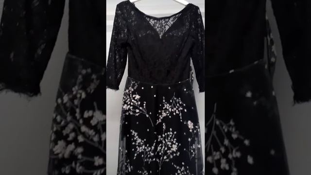 Вечернее платье с цветочным принтом смотреть онлайн