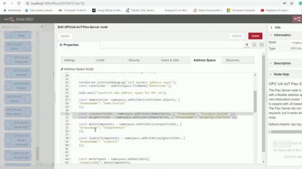Node Red OPC UA - How To Create an OPC UA Server Using Node Red