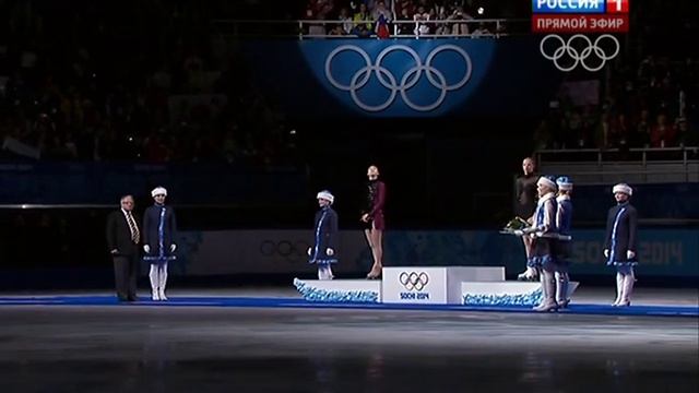 Цветочная церимония награждения фигуристок смотреть онлайн