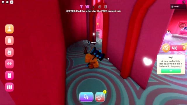 FREE HAIR! How to get TWICE Pink Ombre Braids in TWICE SQUARE | ALL 5 TWICE LETTER LOCATIONS смотреть онлайн