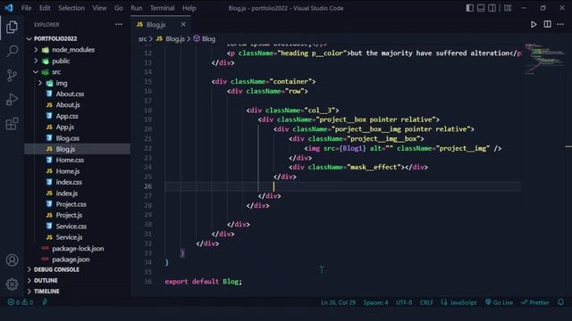 React JS Responsive Portfolio Website Design Tutorial | Responsive Blog Section #06 смотреть онлайн