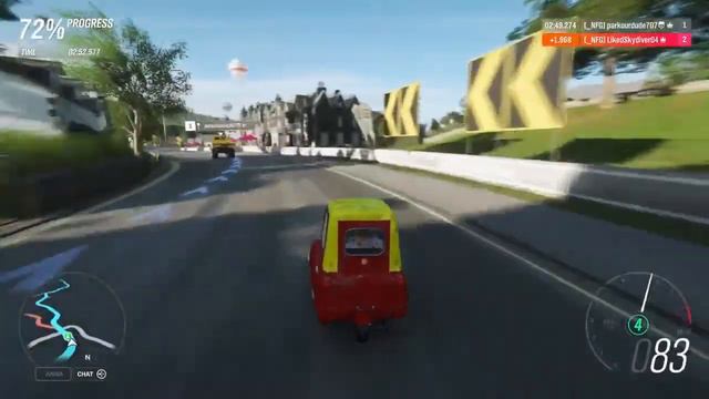 Forza Horizon 4 --Unimog VS The PEEL P50 смотреть онлайн