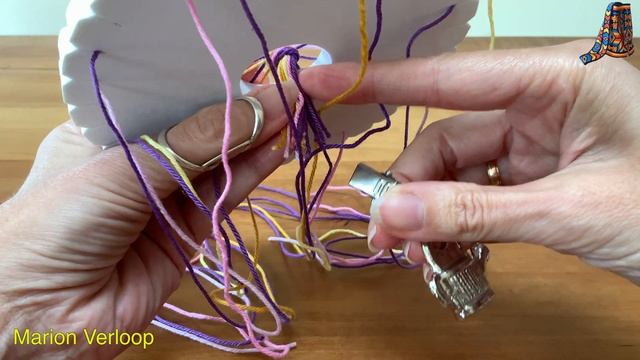 Making A Kumihimo Cord With 16 Yarns