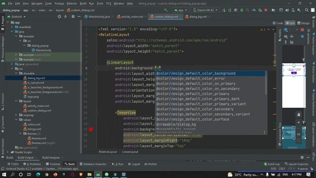 custom alert dialog in android with floating image logo смотреть онлайн