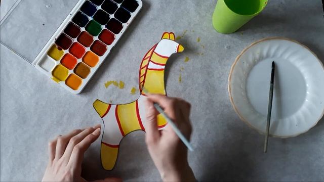 Рисование для детей. Филимоновская игрушка. смотреть онлайн
