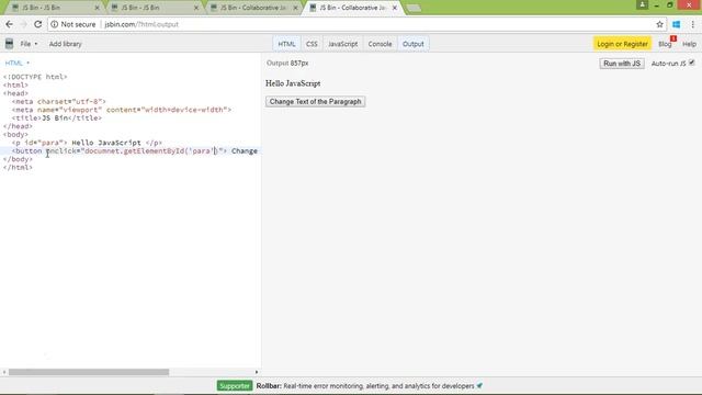 Lesson 8 How Javascript can change Text смотреть онлайн