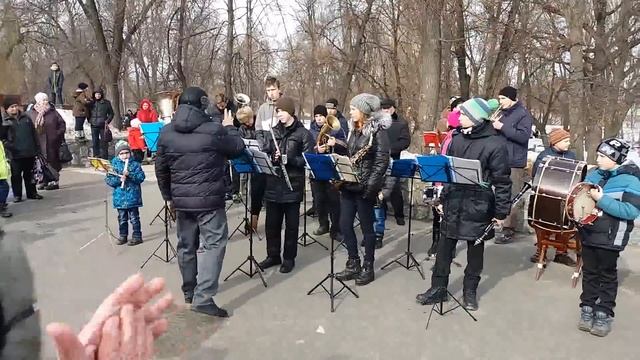 26.02.2017 г. Харьков . Парк им. Квитки-Основьяненко . Праздник Масленицы. смотреть онлайн