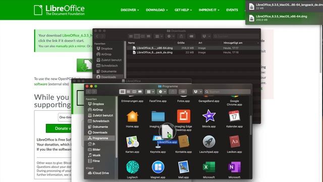 Libre Office auf dem Mac - Download- und Installationsanleitung смотреть онлайн