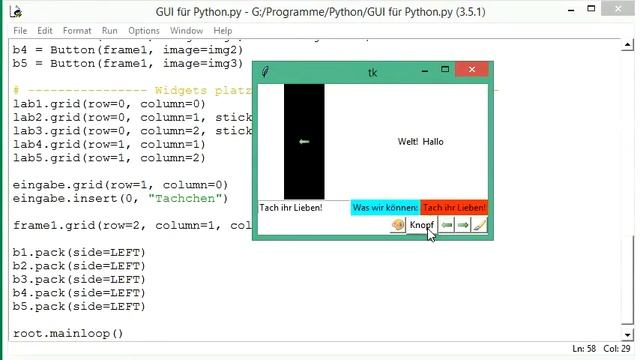 011 GUI mit Python: das Entry-widget und die Methoden delete() und insert() смотреть онлайн