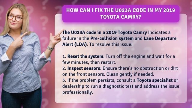 How Can I Fix the U023A Code in My 2019 Toyota Camry? смотреть онлайн