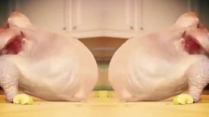 Курица  танцует