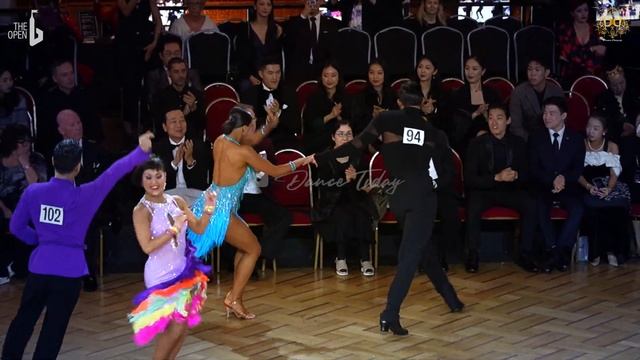 Pavel Zvychaynyy & Polina Teleshova - Samba Latin Dance | The Open Blackpool 2023 смотреть онлайн