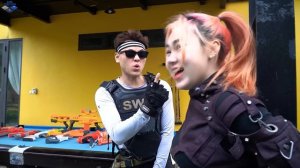 LTT Game Nerf War : Group Of Thieves Invaded Looted Villa Warriors SEAL X Nerf Guns Fight Mr Close