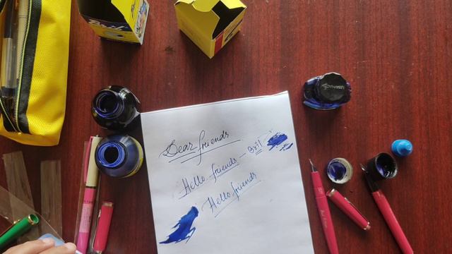 Royal Blue Water Resistant Test: A comparision between Camlin, Bril, Daytone & Quink Royal Blue ink смотреть онлайн