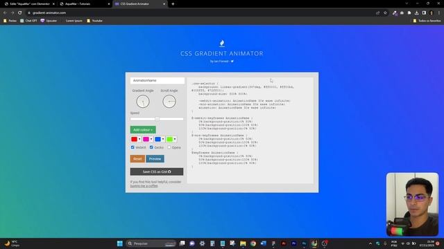 Botão com efeito Degradê Animado no WordPress Elementor | CSS Gradient Animator смотреть онлайн