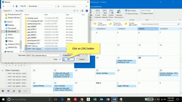Importing ICS Calendar смотреть онлайн