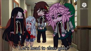 Nezuko meets My Hero Academia // READ PINNED COMMENT // Gacha Club // Part 1: “ The New Student.. “