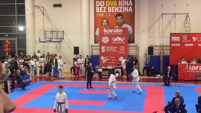 Croatia Grand Prix Karate 2023, Samobor,  Kumite 13-14 (-54), 1/8