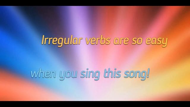 6 hours Irregular verbs song – Learn 80 common Irregular Verbs in one song. смотреть онлайн
