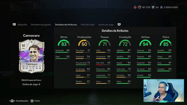 CANNAVARO DME, BAITA ZAGUEIRO? + ESCOLHA DE ÍDOLO 88+ | EA FC 24 ULTIMATE TEAM смотреть онлайн