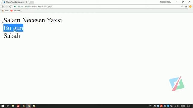 #16 Azəri PHP Dərsləri - Boşluğu Ləğv Etmə Funksiyası trim() (Yeni Başlayanlar üçün) смотреть онлайн