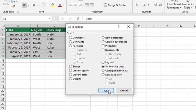 Copy Visible Cells Only - Excel In A Capsule (Episode 3) смотреть онлайн
