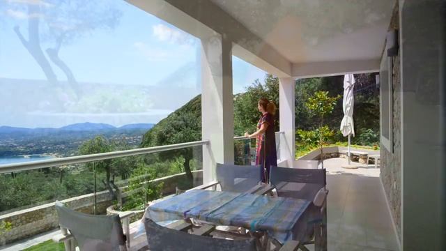 Villa Athiri House, Barbati, Corfu смотреть онлайн