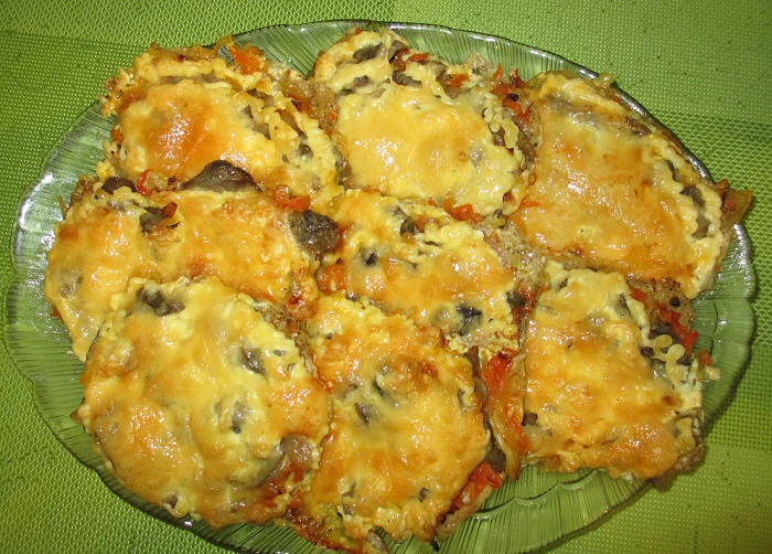 Мясо запеченное под шапочкой смотреть онлайн